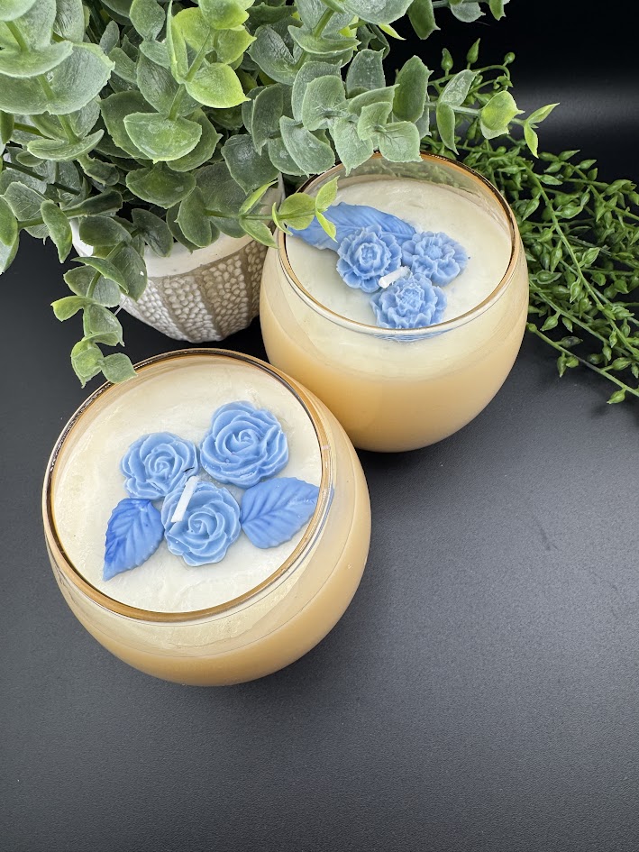 Handcrafted Floral Scented Candles