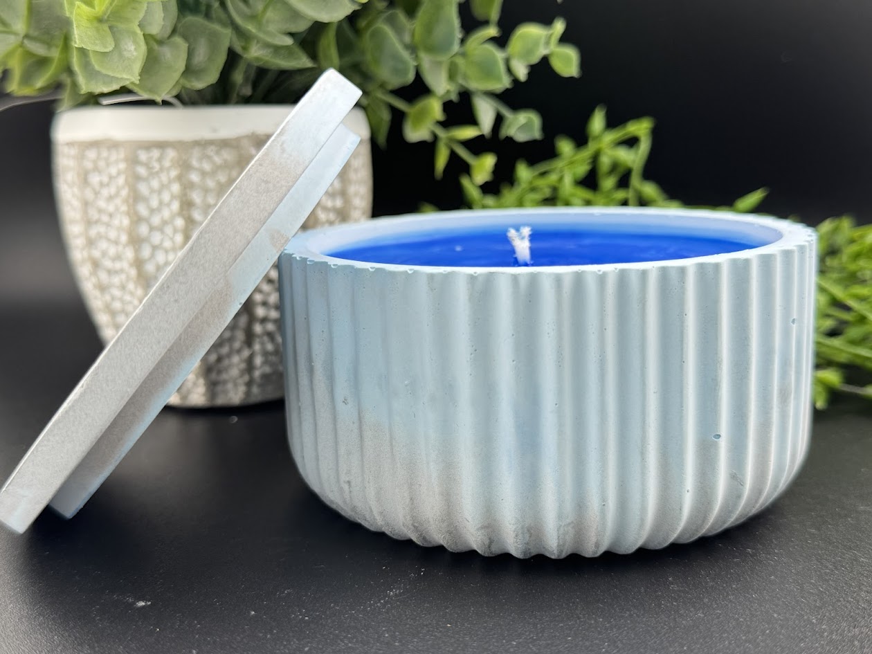 Ceramic Scented Candle with Lid