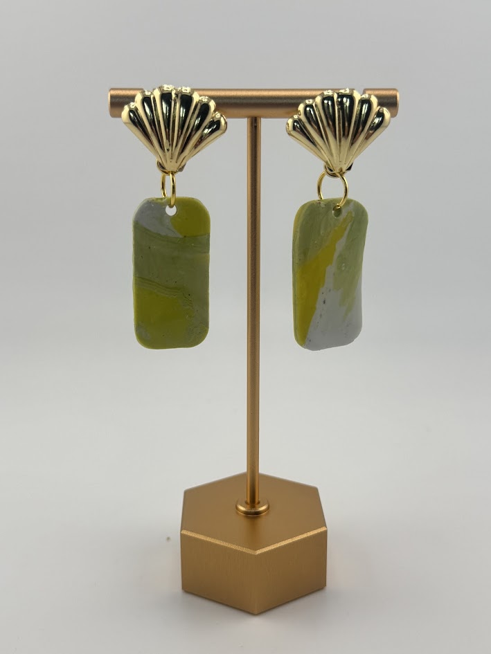 Handcrafted Shell Drop Earrings