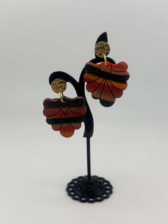 Handmade Shell-Shaped Earrings