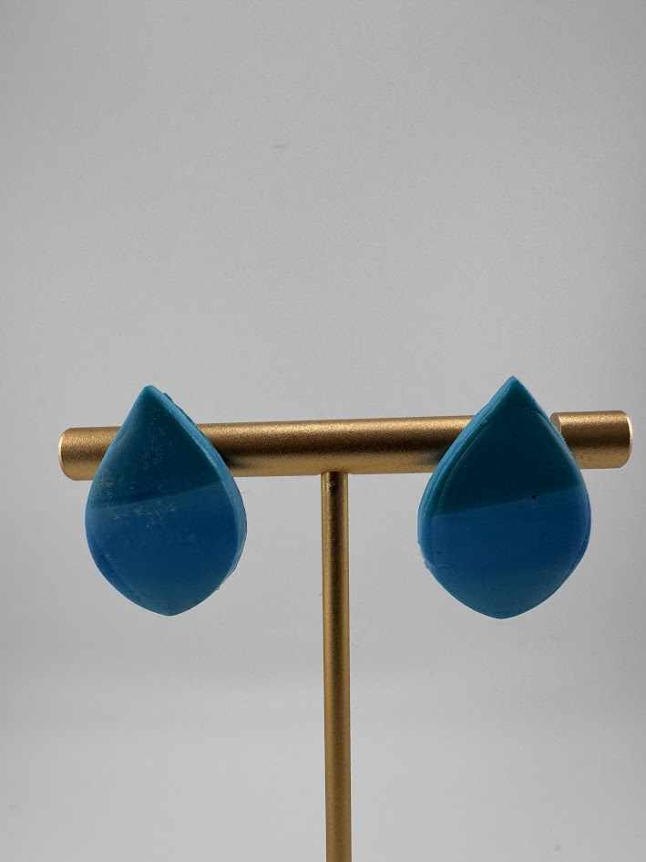 Blue Teardrop Earrings