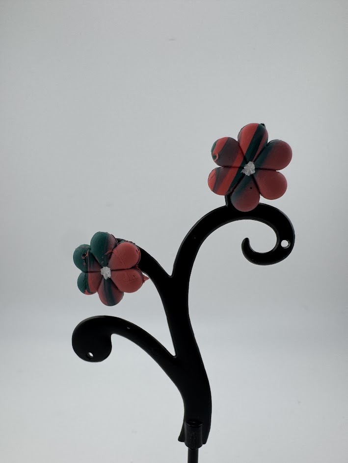 Decorative Flower Earring Stud