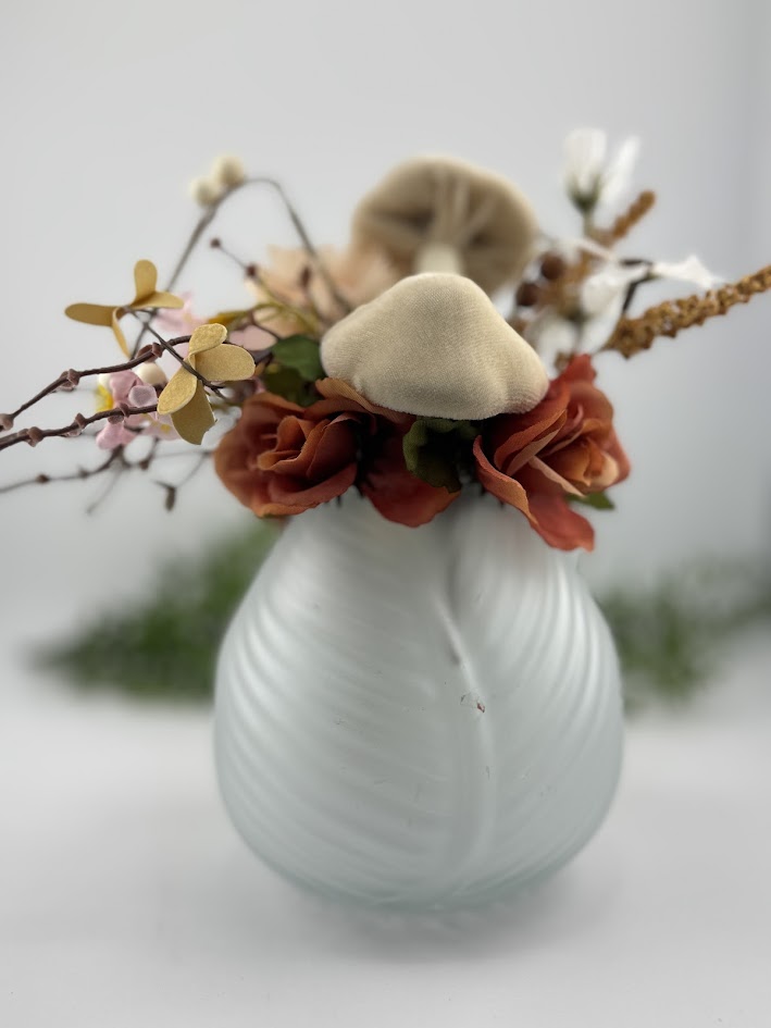 Decorative Mushroom Floral Vase