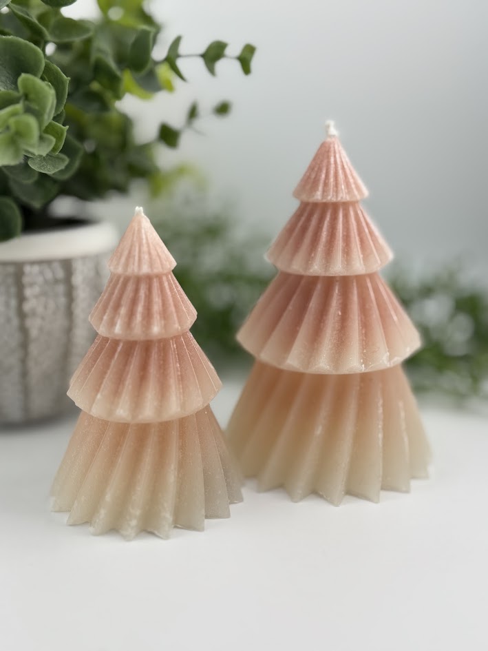 Christmas Tree Shaped Candles
