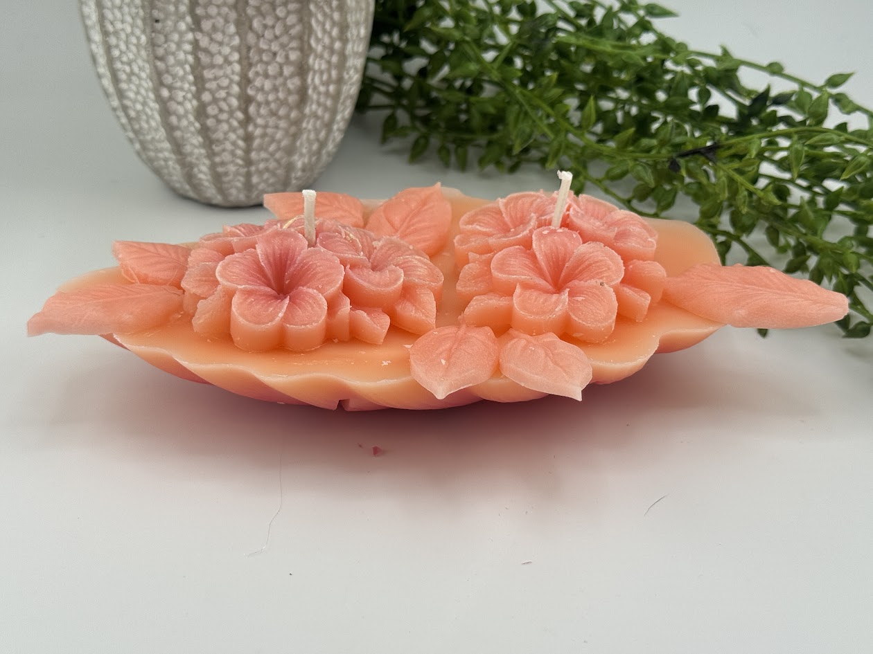 Floral Decorative Candle
