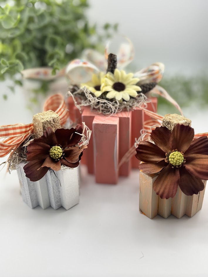 Handmade Decorative Pumpkin Set
