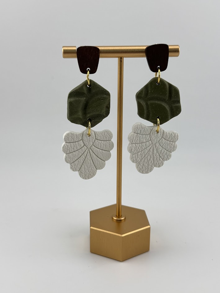 Handcrafted Leaf Earrings