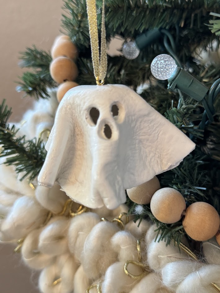 Handmade Ghost Ornament