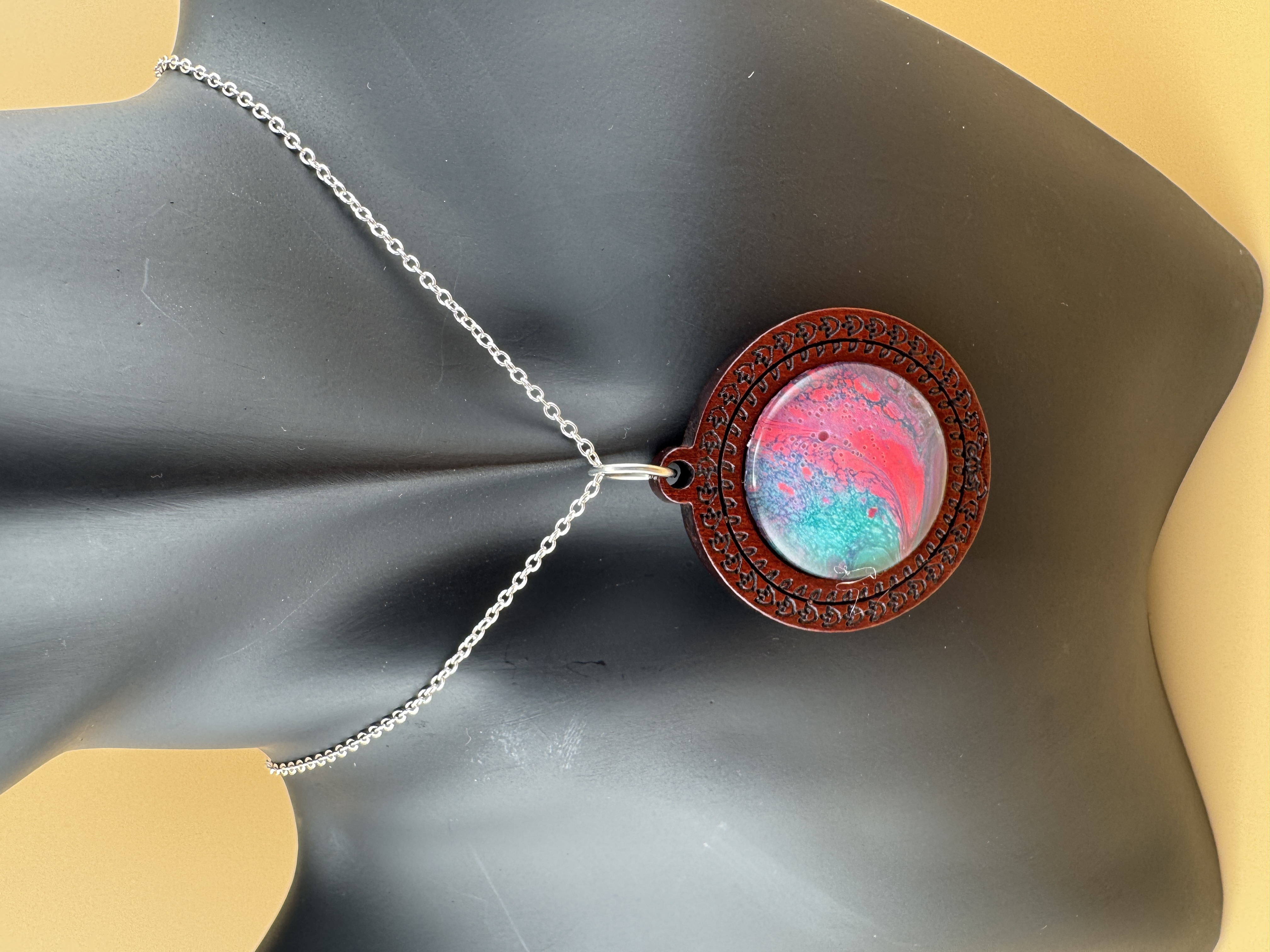 Handcrafted Colorful Pendant Necklace