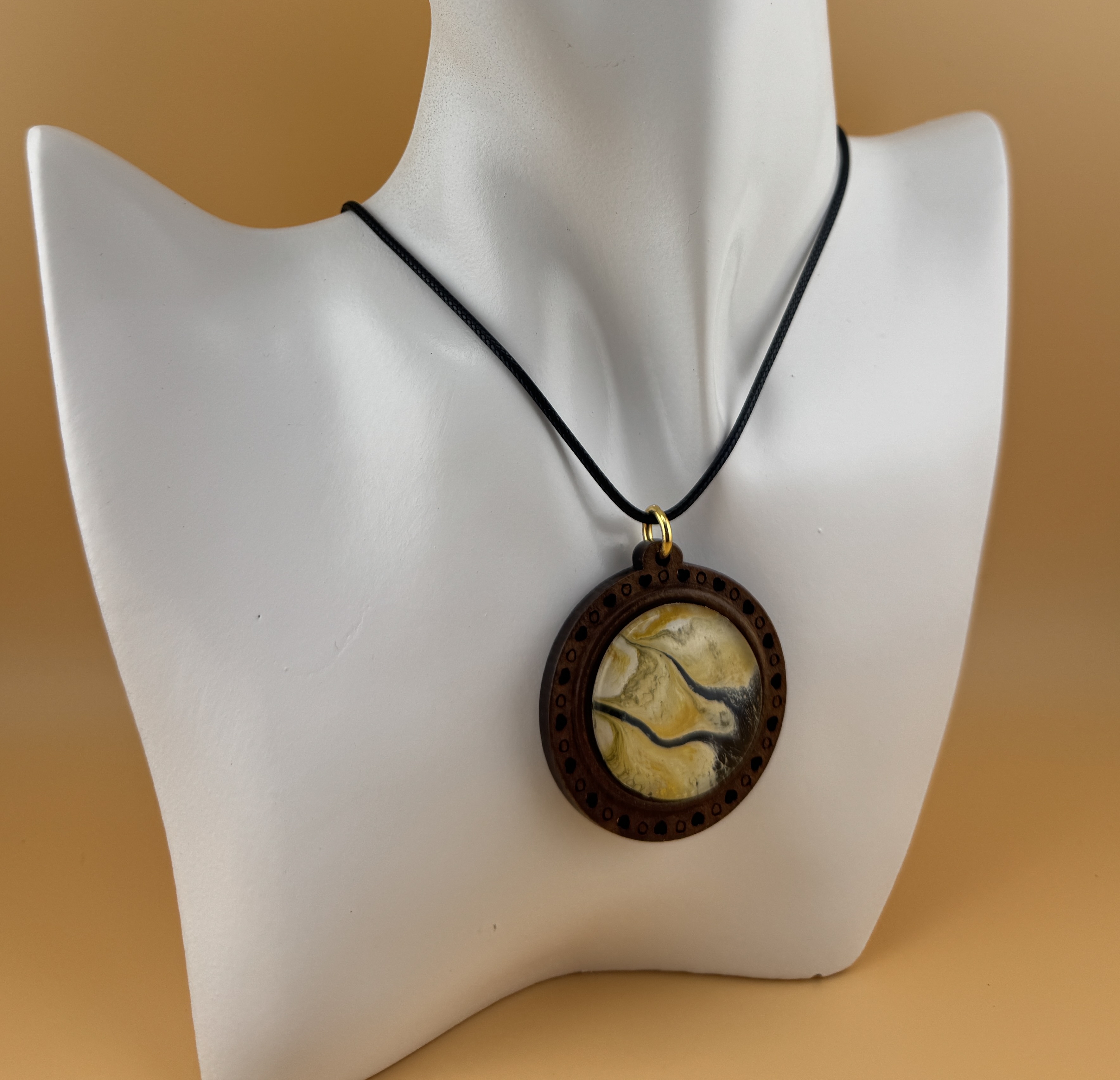 Handcrafted Wooden Pendant Necklace