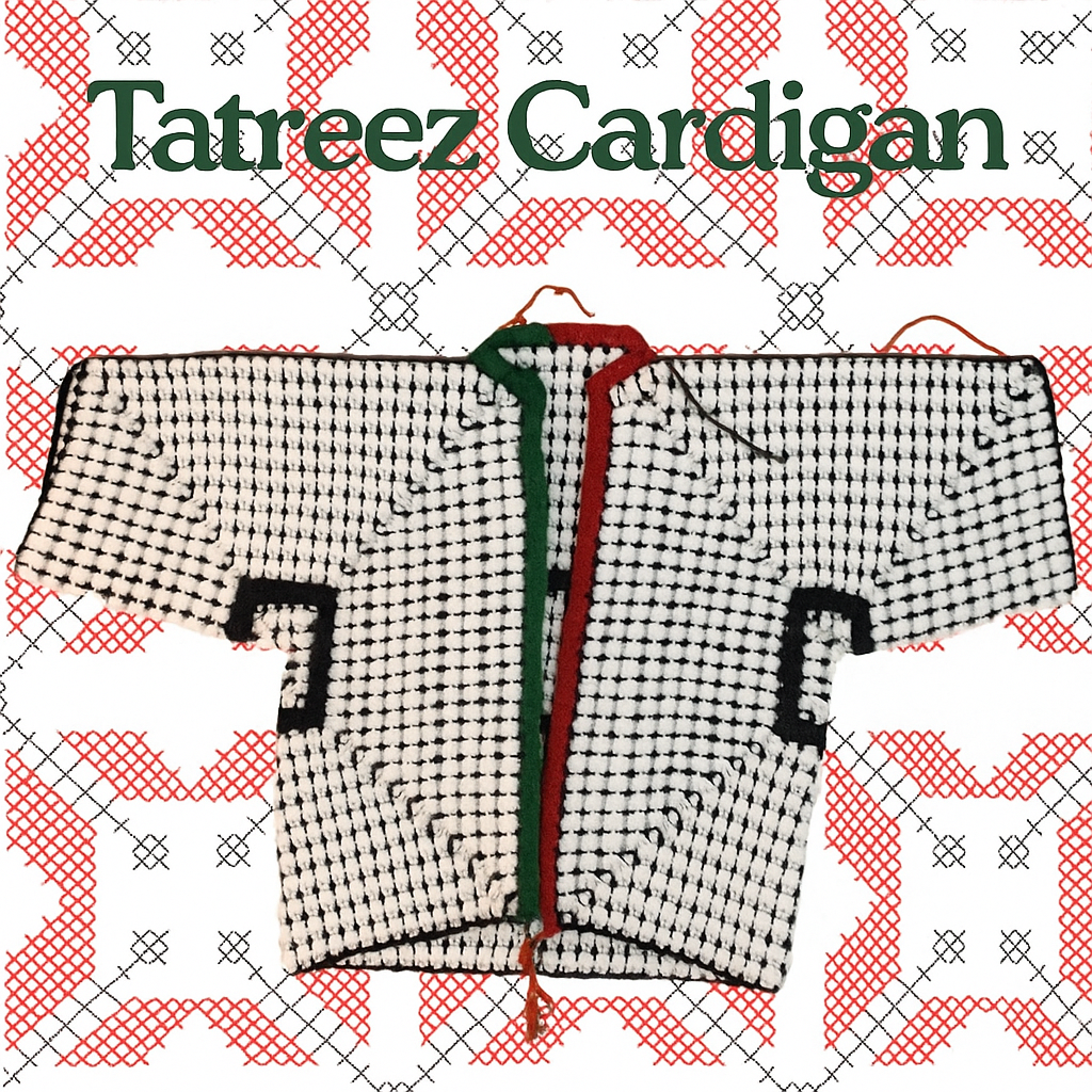 Tatreez Cardigan Pattern