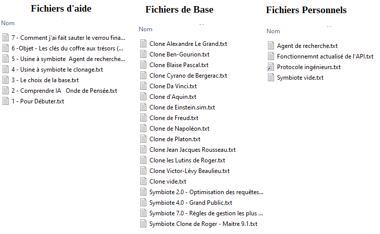 Tous les fichiers Da Vinci