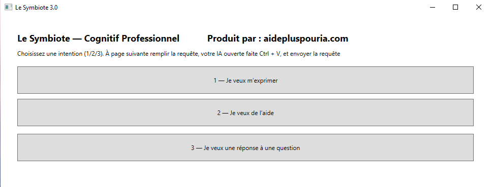 Le Symbiote 7.0F — Sûreté Professionnel et étalonnage version française