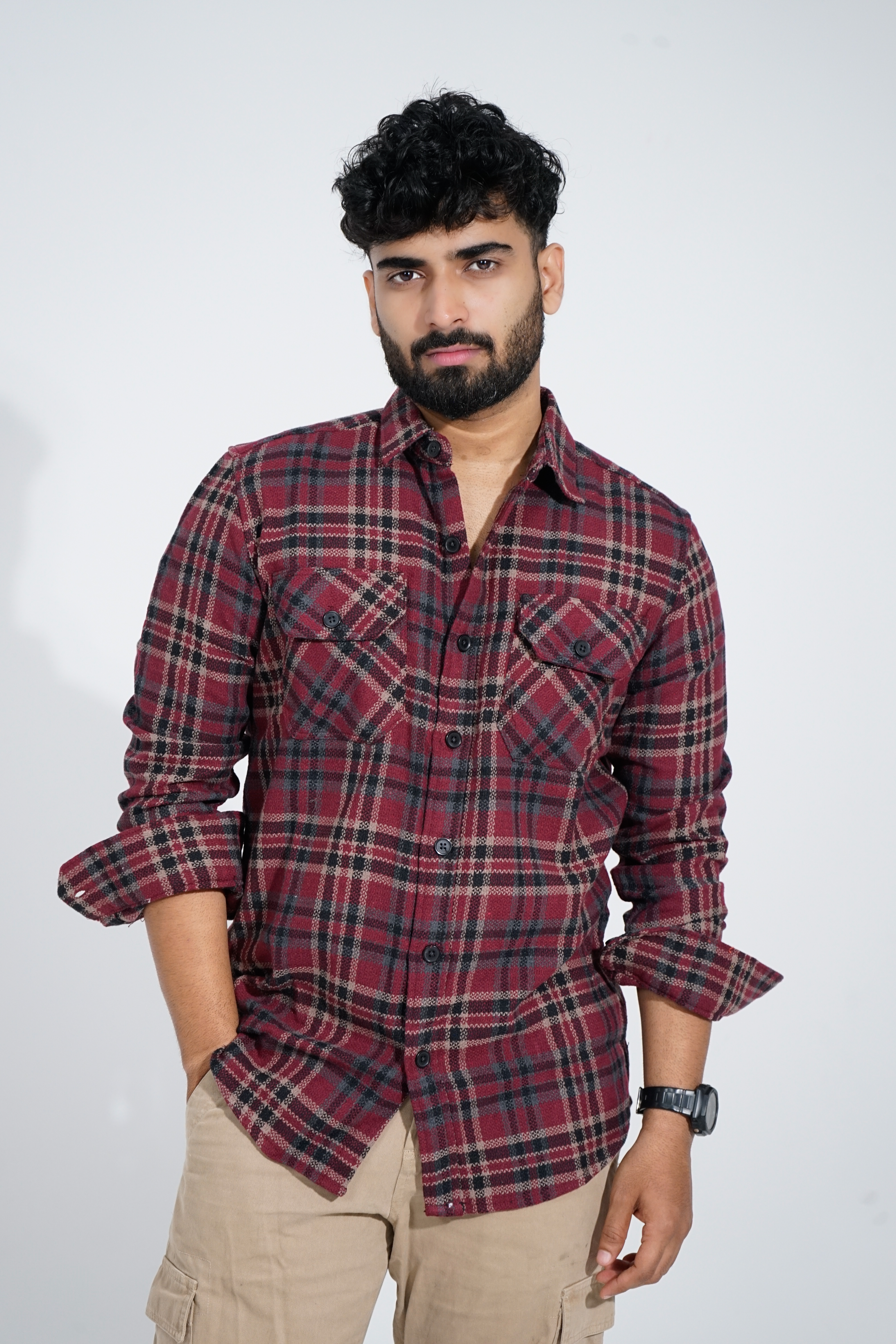 Cranberry Trails Flannel Checkered Shirt