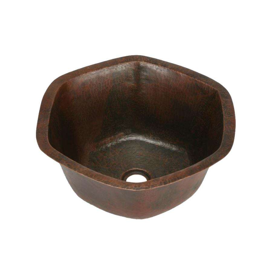 Handmade Hammered Copper Bathroom Sink, Unique Irregular Shape Vessel Sink, Premium Wash Basin for Modern Home Décor