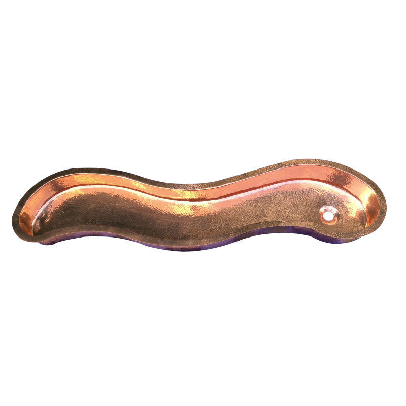 Handcrafted Copper Vessel Sink, Hammered Finish Bathroom Basin, Modern Designer Wash Sink