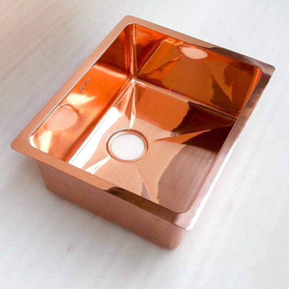 Handcrafted Copper Vessel Sink, Hammered Finish Bathroom Basin, Modern Designer Wash Sink