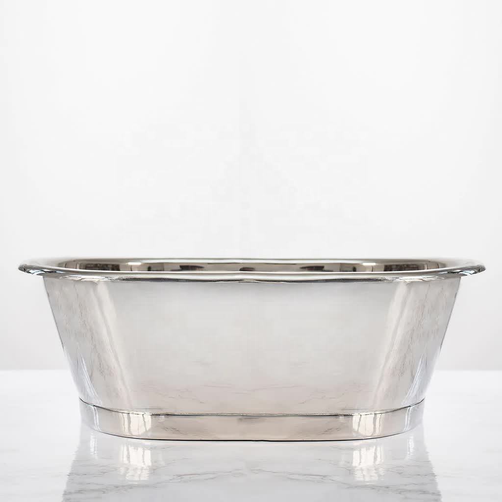 Handcrafted Copper Bathroom Sink, Premium Hammered Vessel Basin, Modern Unique Shape Vanity Sink