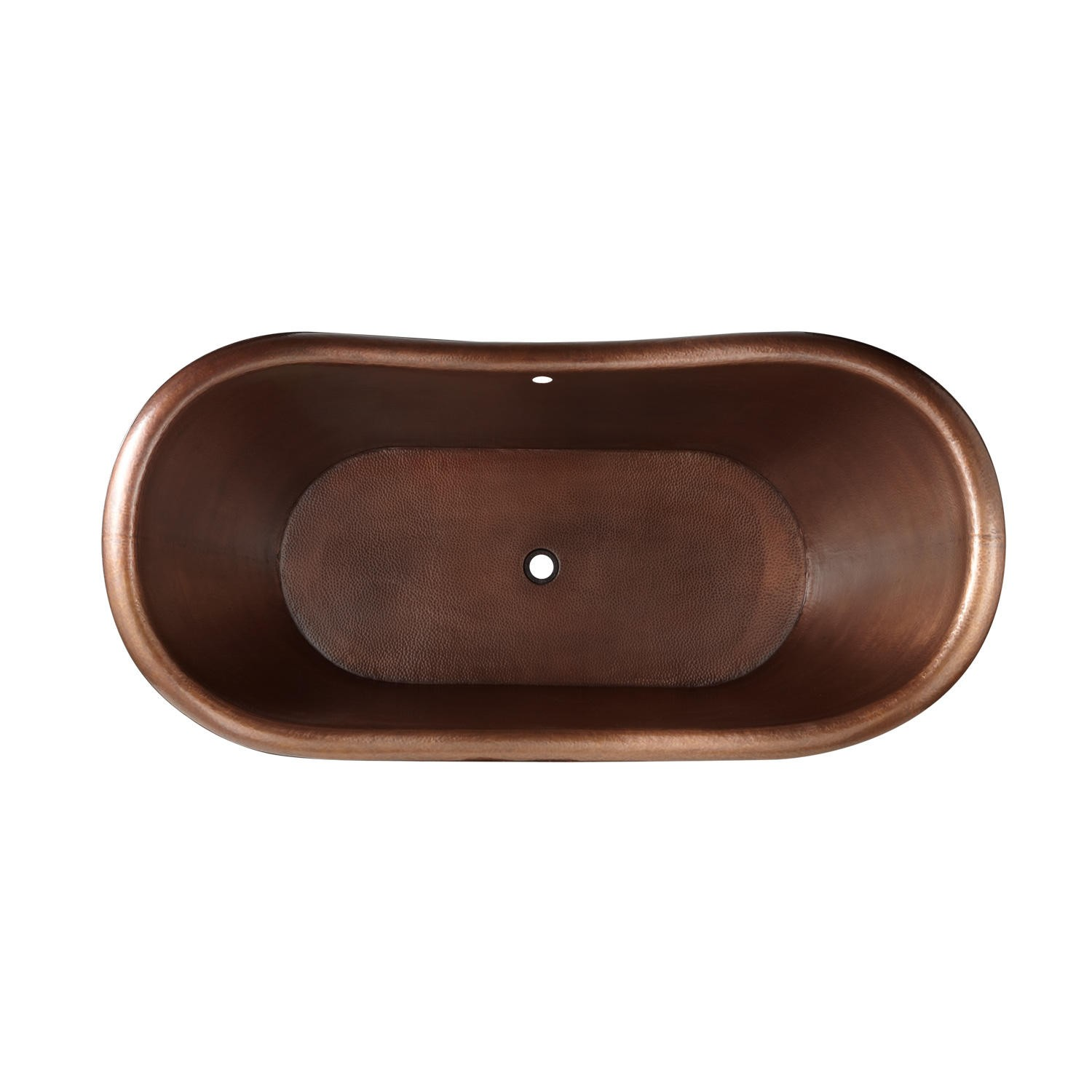 Elegant Copper Freestanding Bathtub – Handcrafted Rustic Soaking Tub for Premium Bathroom Style
