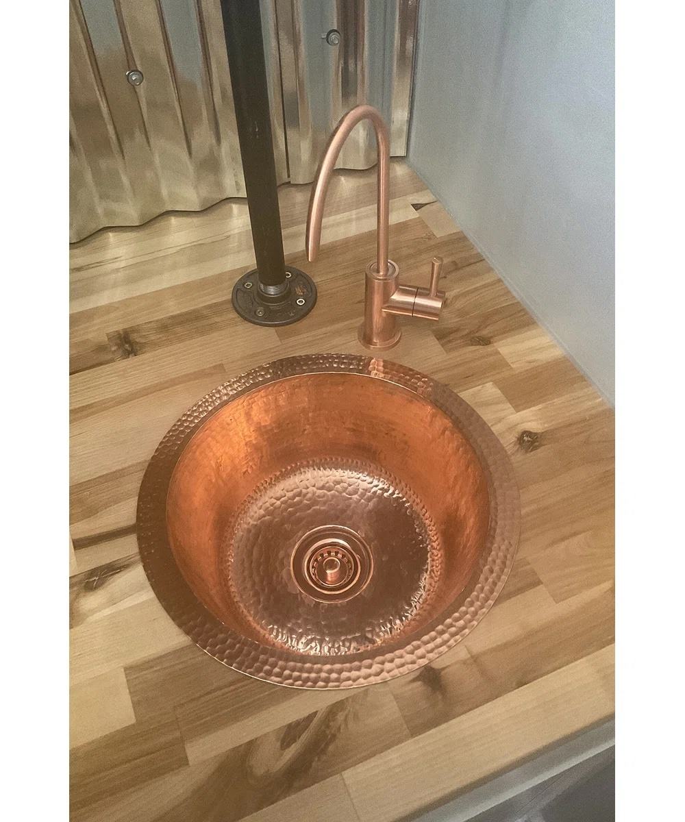 Hammered Copper Planter