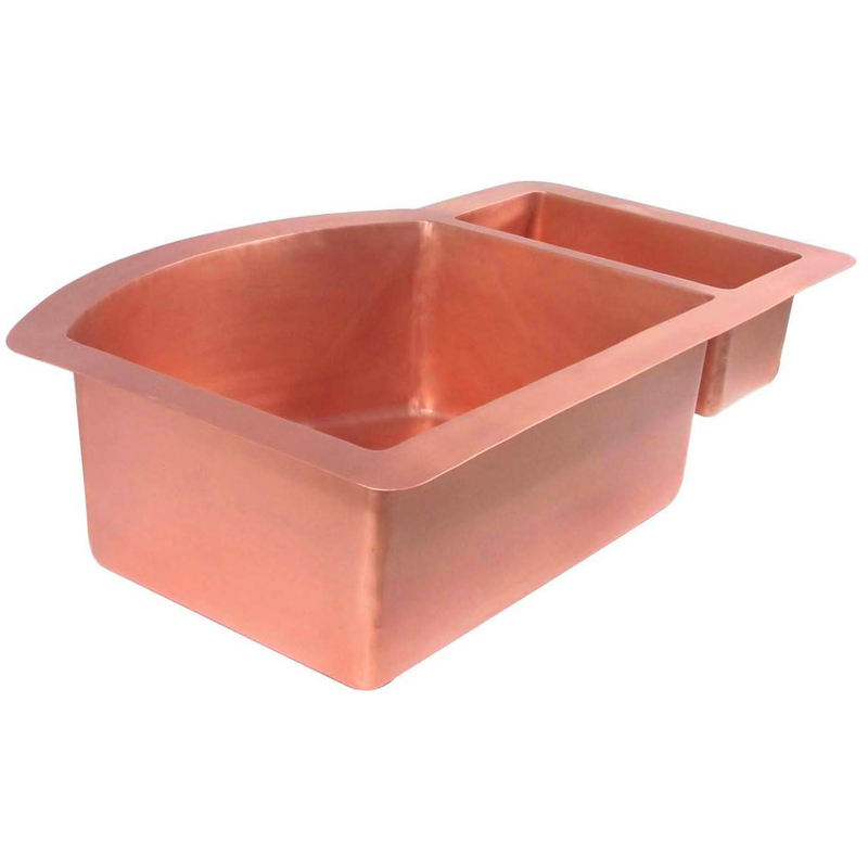 Luxury Handcrafted Copper Vessel Sink – Antique Round Bathroom Wash Basin for Rustic Farmhouse Vanity Countertop Decor
