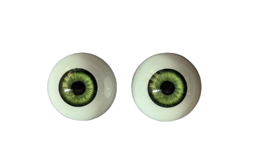 Green Acrylic Doll Eyes
