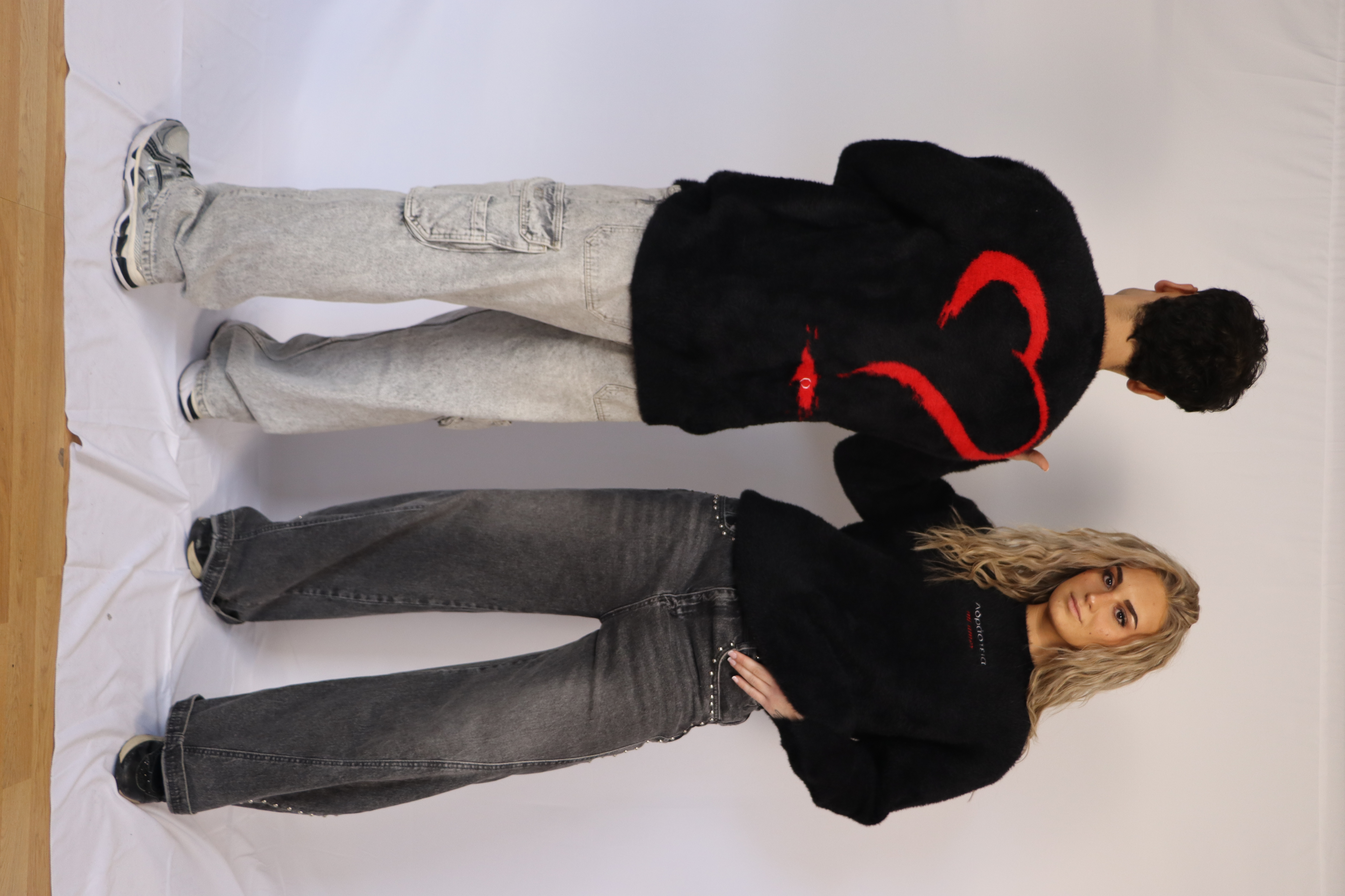 Pull Mohair Réversible – Blood amor BLACK/RED