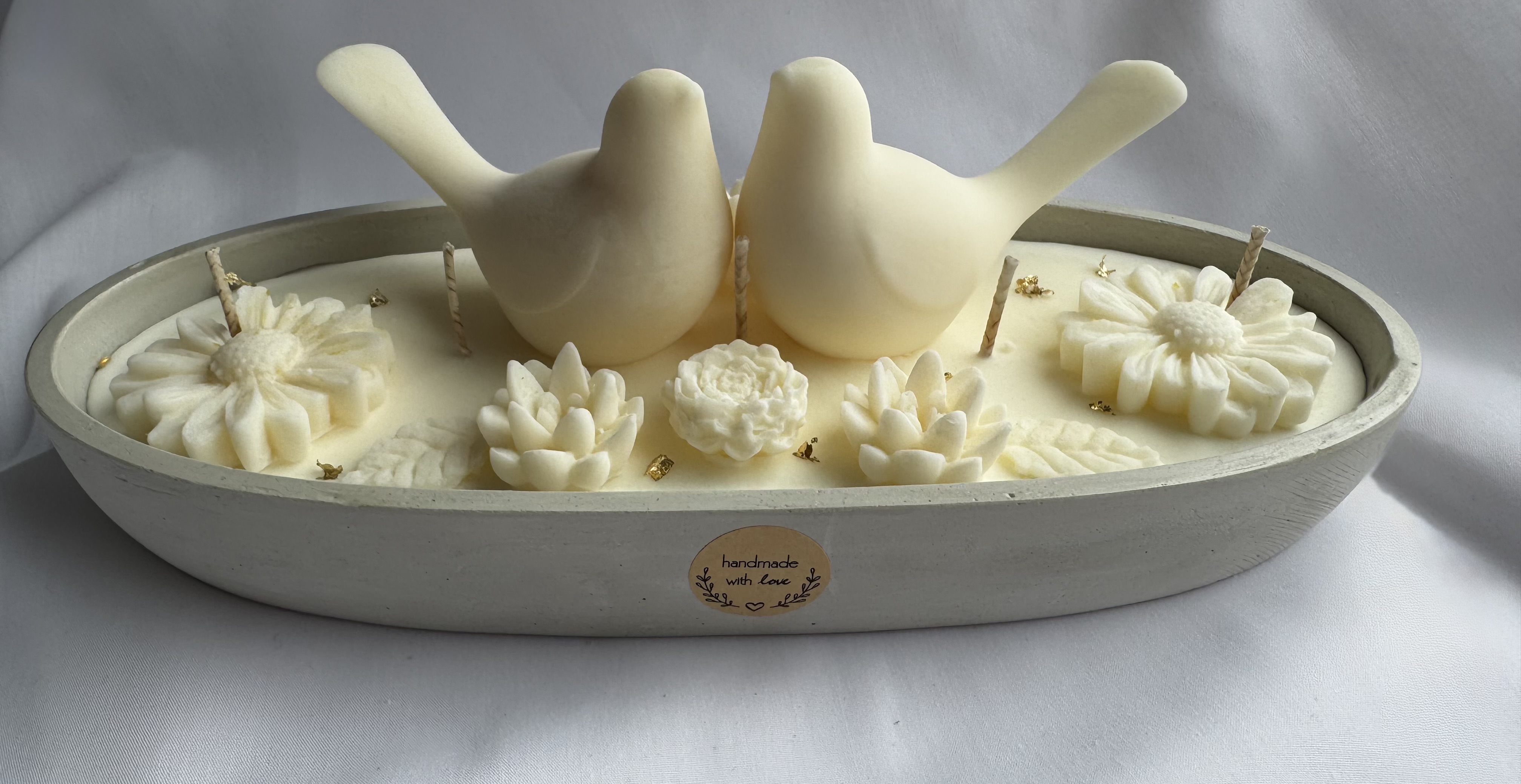 Žvakė su paukščiais - progoms