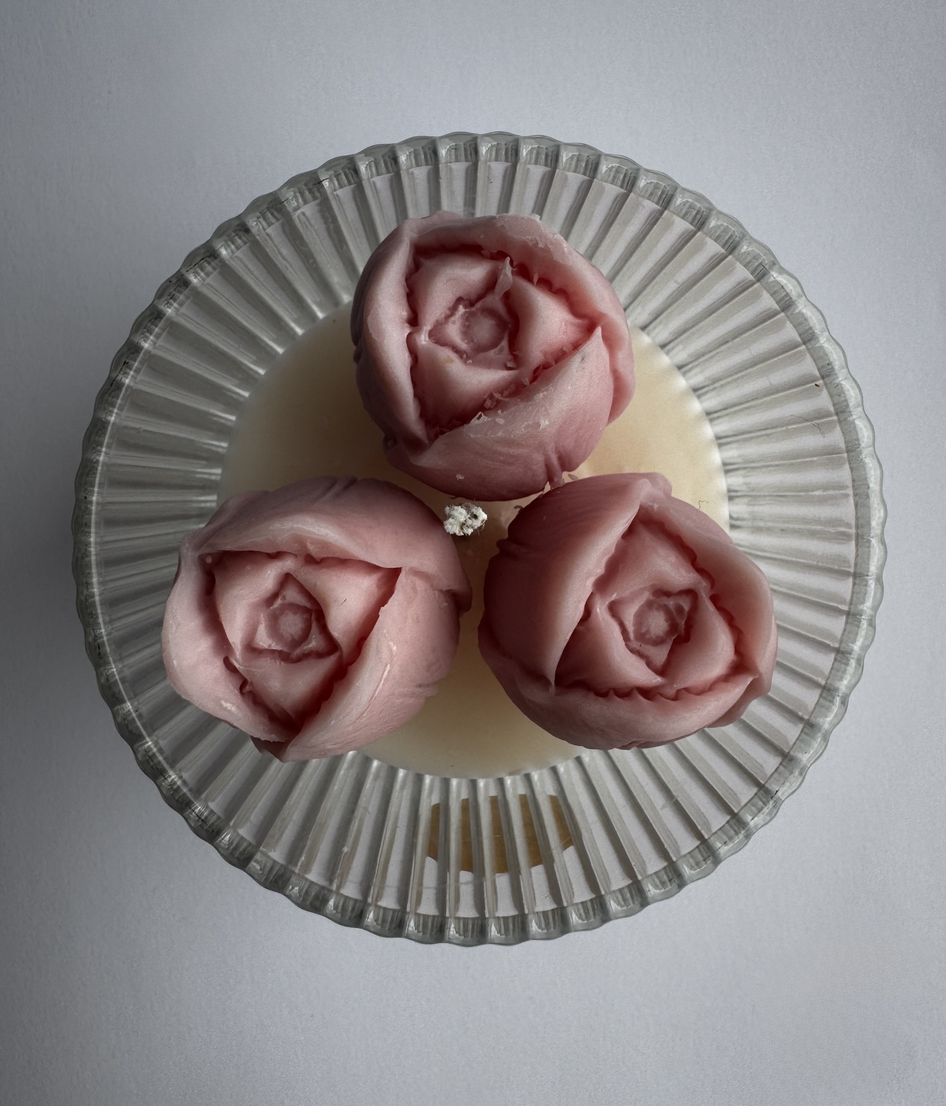 Žvakės stiklinėje