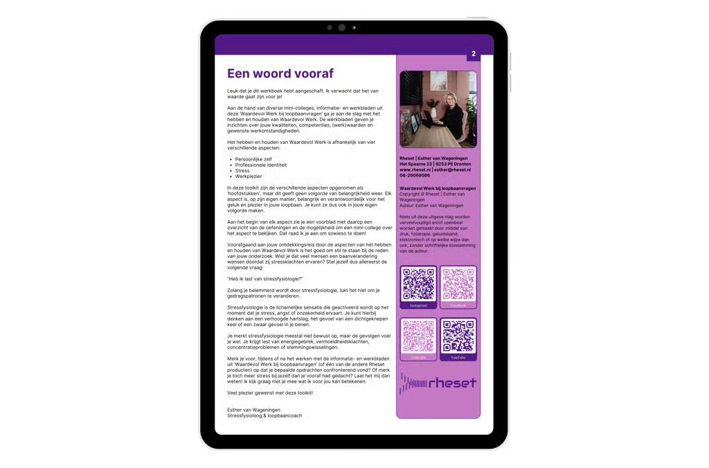 E-book (PDF) | Waardevol Werk & loopbaanvragen