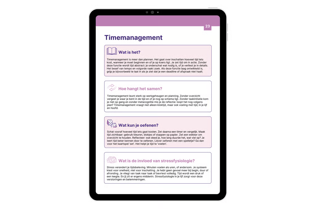 E-book (PDF) | Executieve functies voor volwassenen