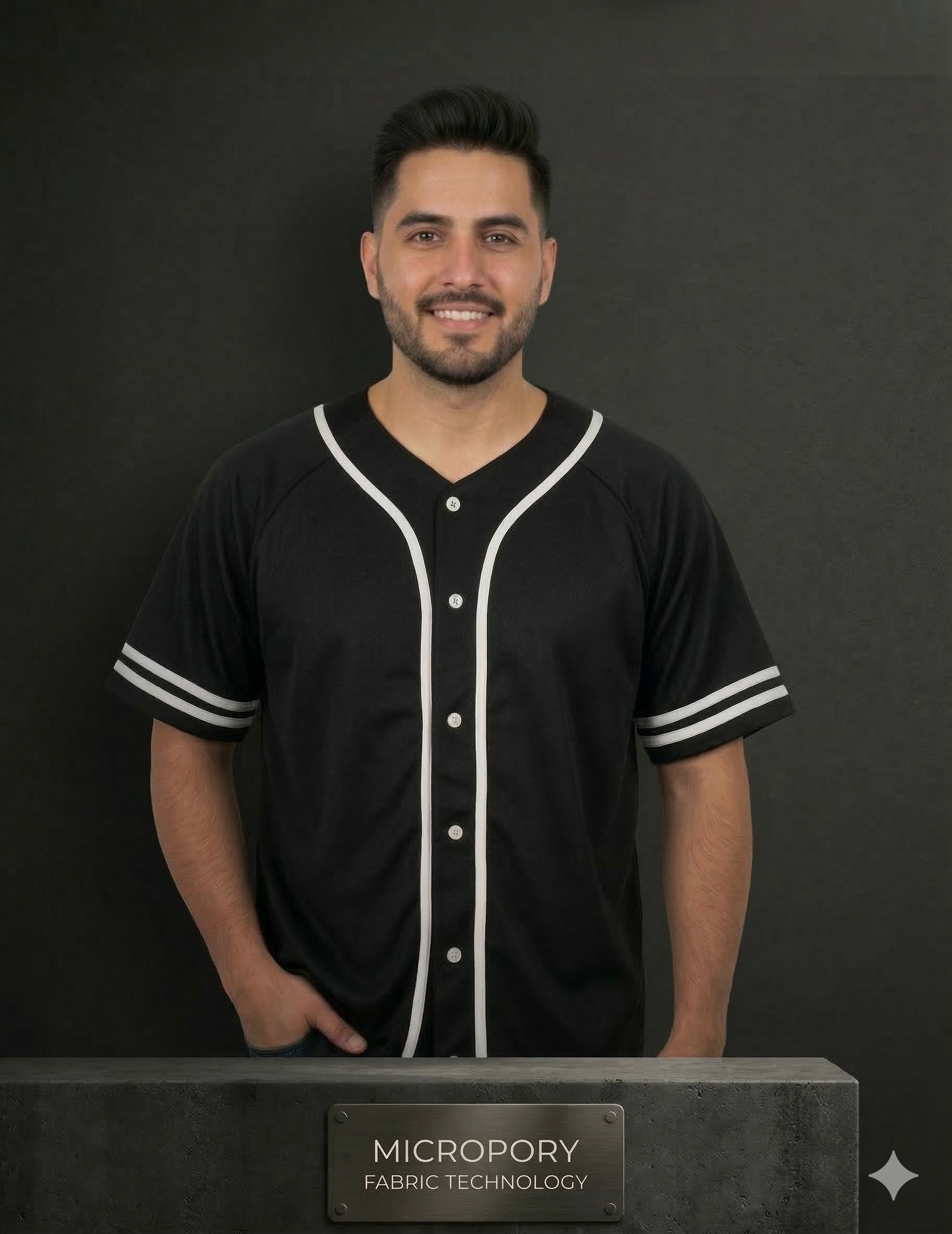 Jersey Deportivo Negro