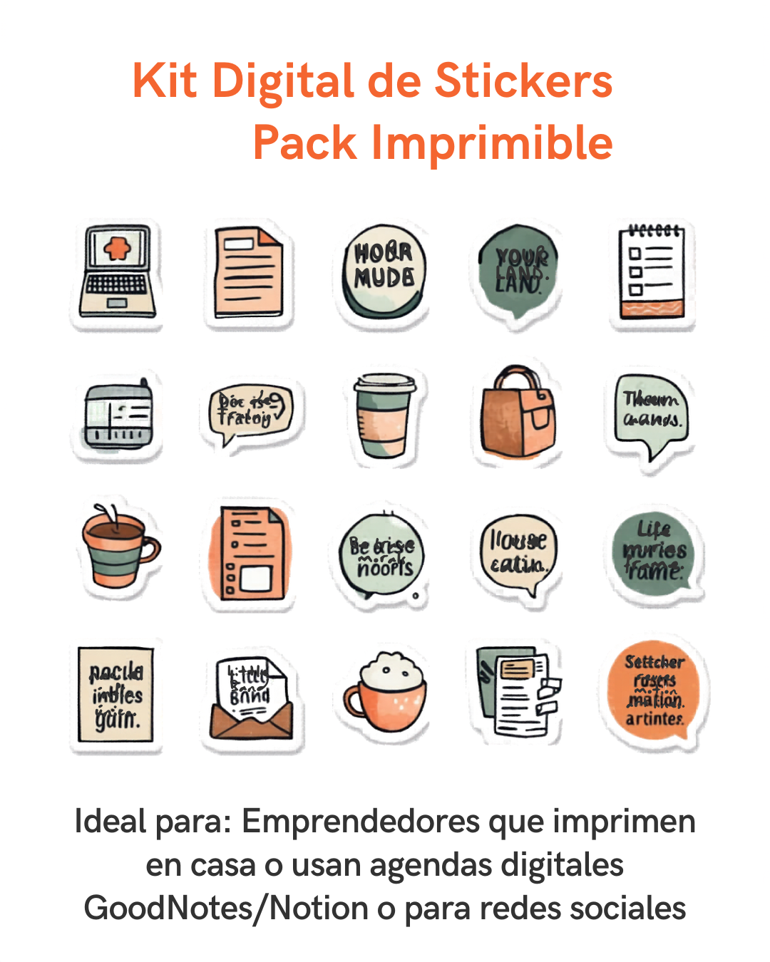 Kit Digital de Stickers