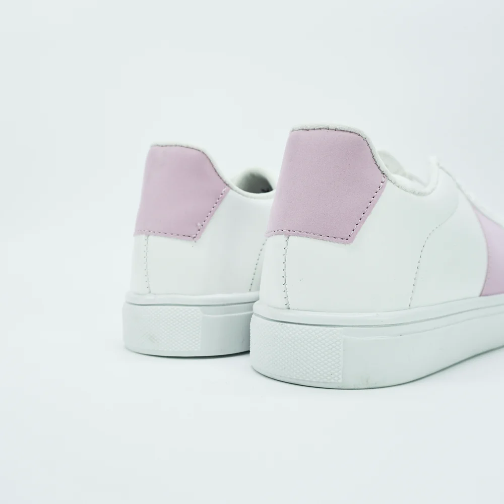 Tenis Casual Blanco-Rosa