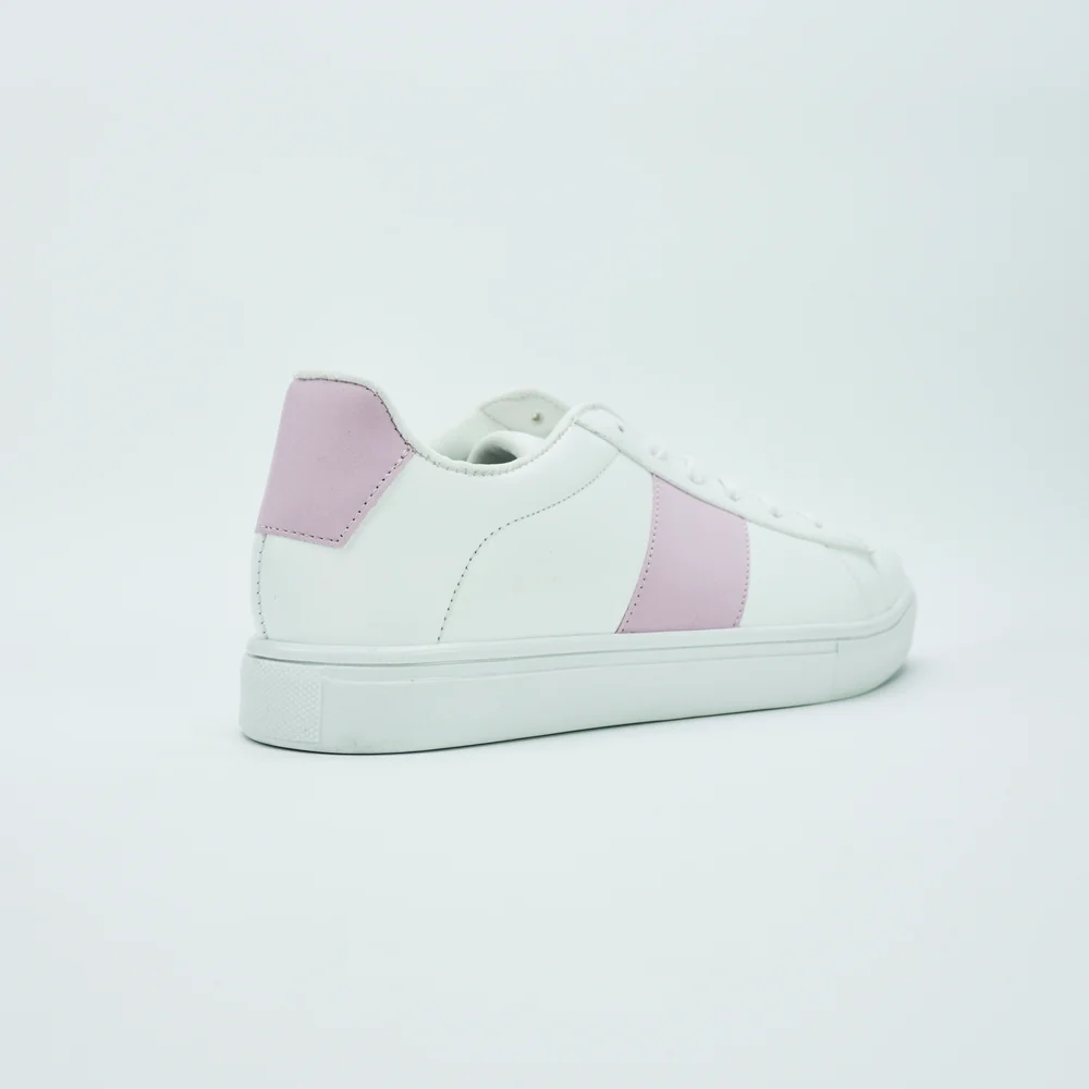 Tenis Casual Blanco-Rosa