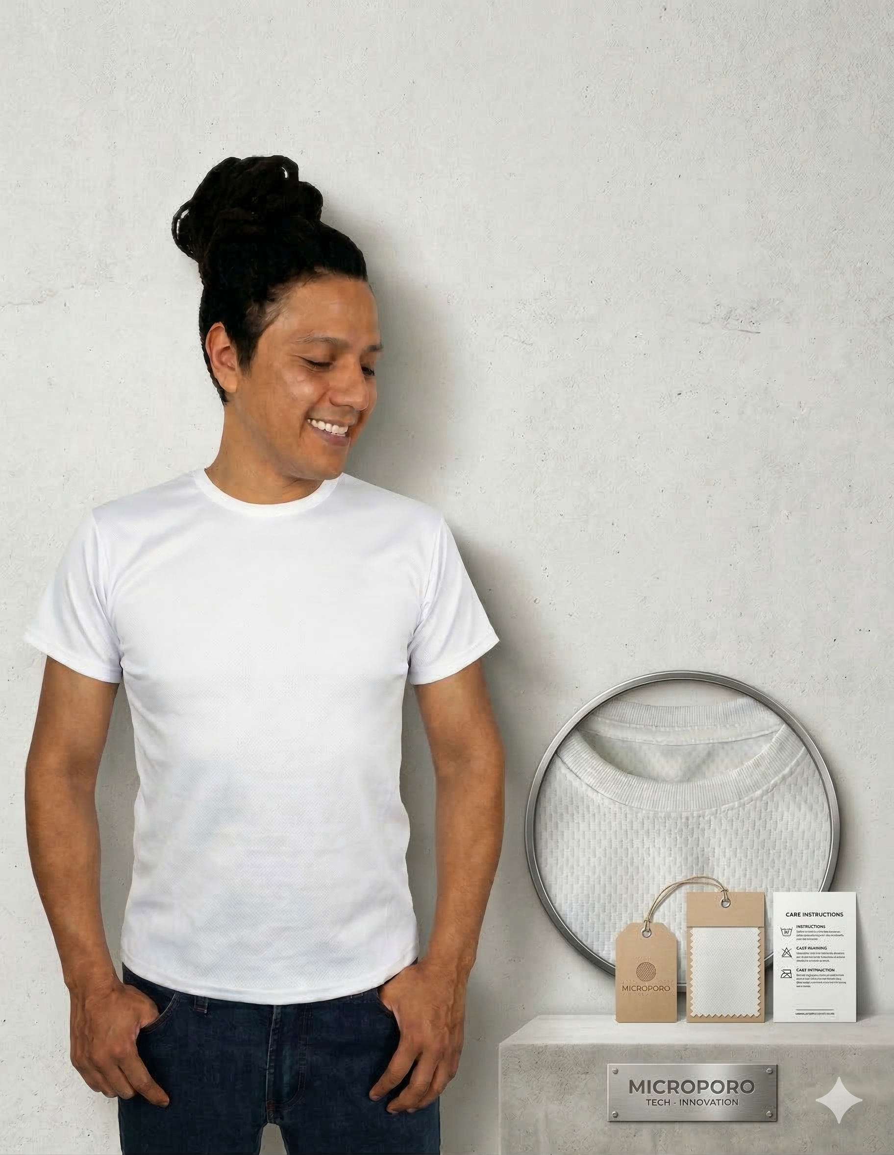 Camiseta Blanca Microporo