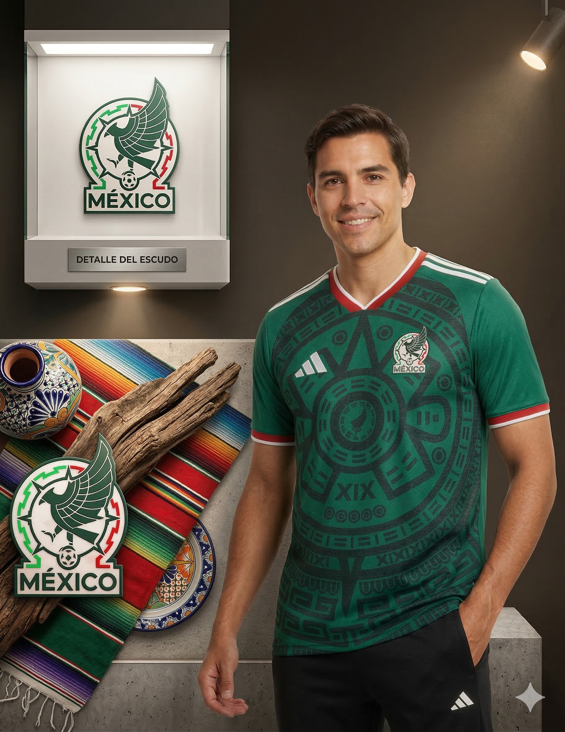 Jersey Selección Mexicana Edición Azteca