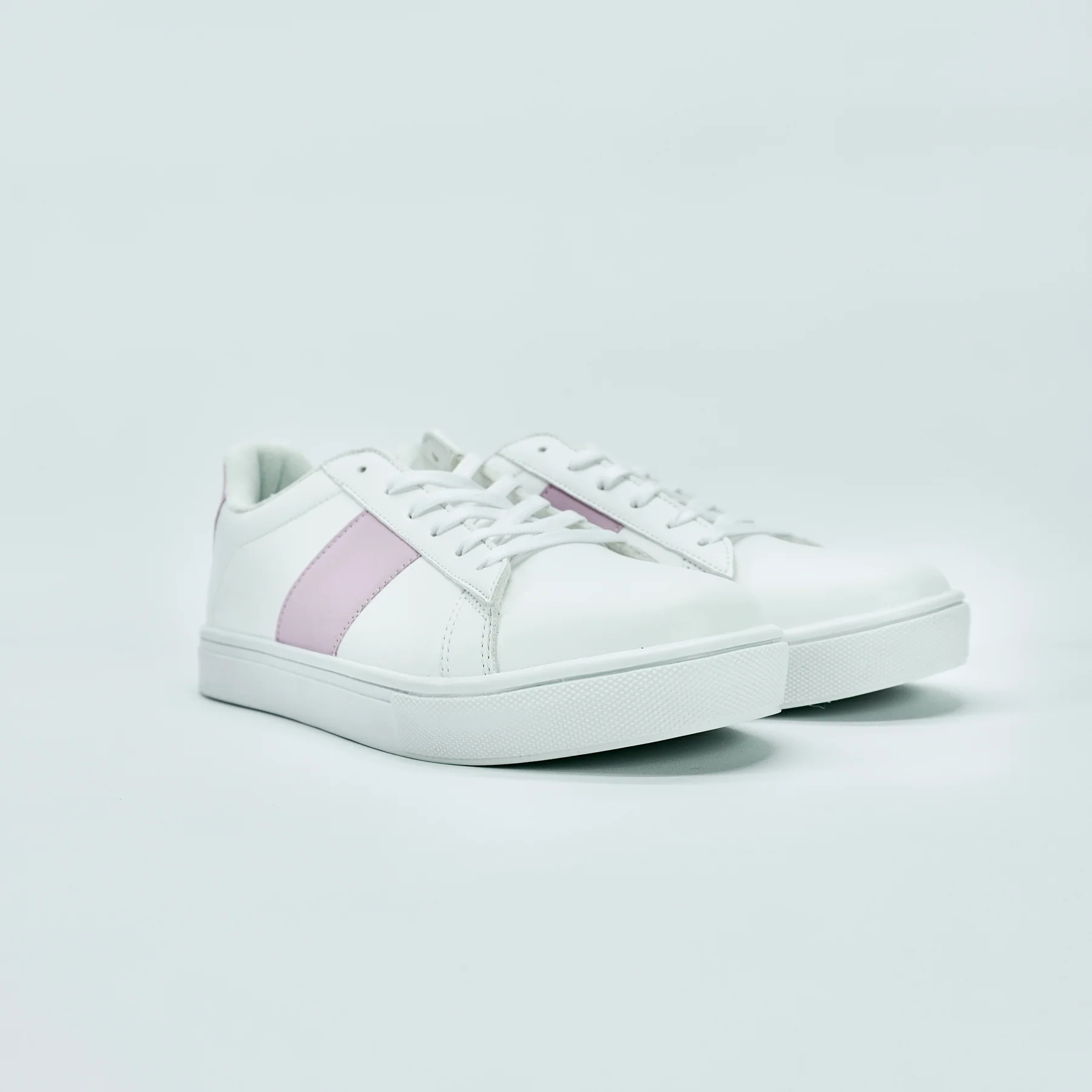 Tenis Casual Blanco-Rosa