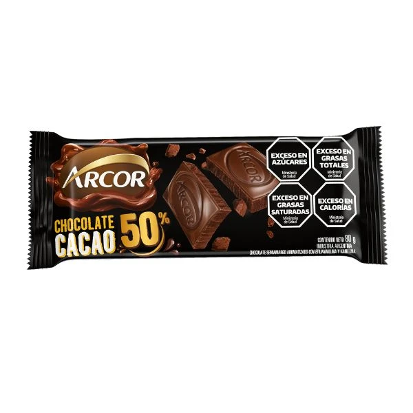 CHOCOLATE ARCOR x 80 Gr