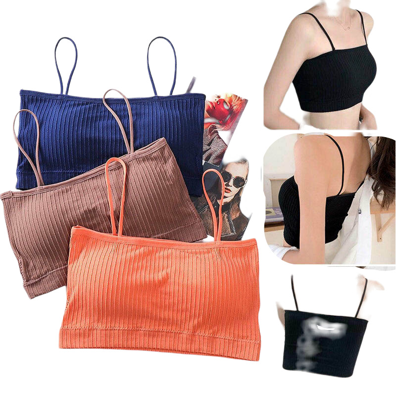 Women's Ribbed Camisole Crop Top