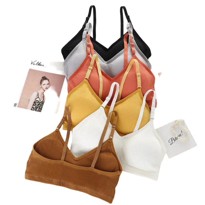 Women's Seamless Camisole Bralette Set