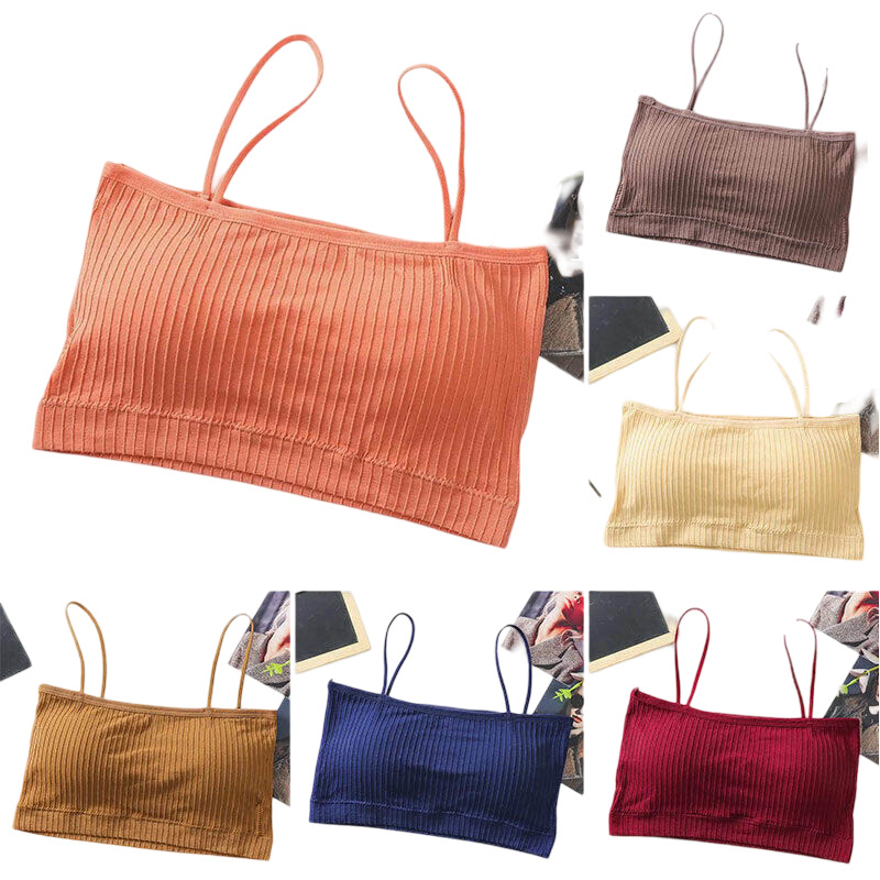 Women's Ribbed Camisole Crop Top