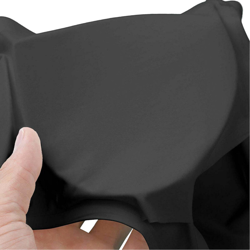Black Silicone Oven Mitt