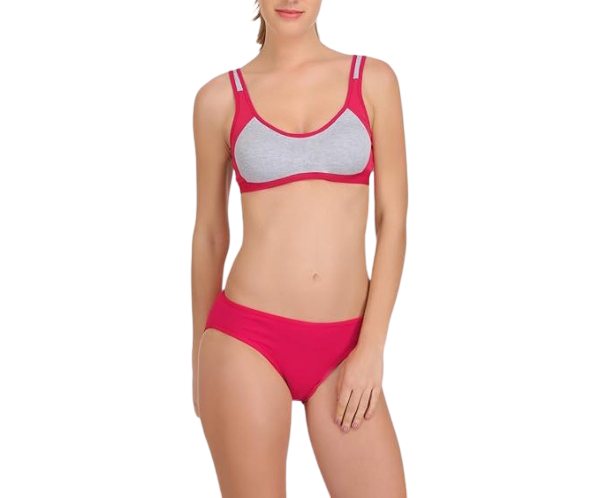 Women's Two-Piece Cotton Underwear Set