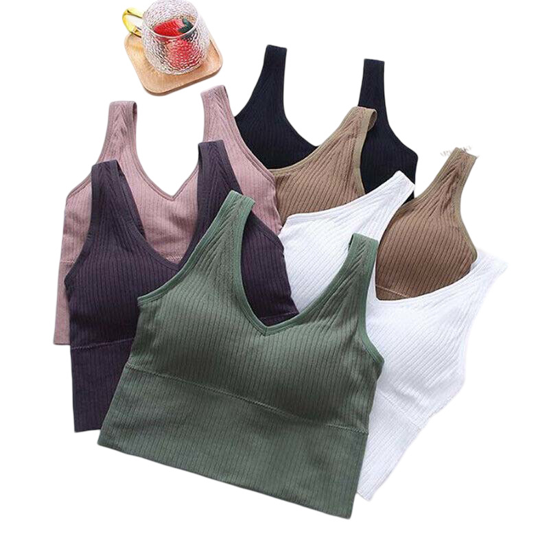 Ribbed Seamless Tank Top Set