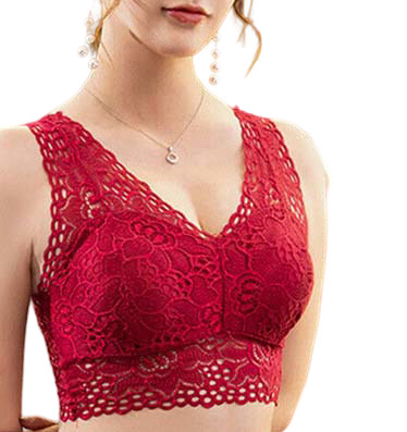 Red Lace Bralette