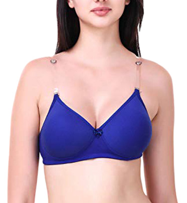 Women's Blue Padded Bra