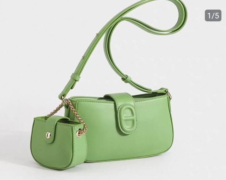 Green Shoulder Bag Set
