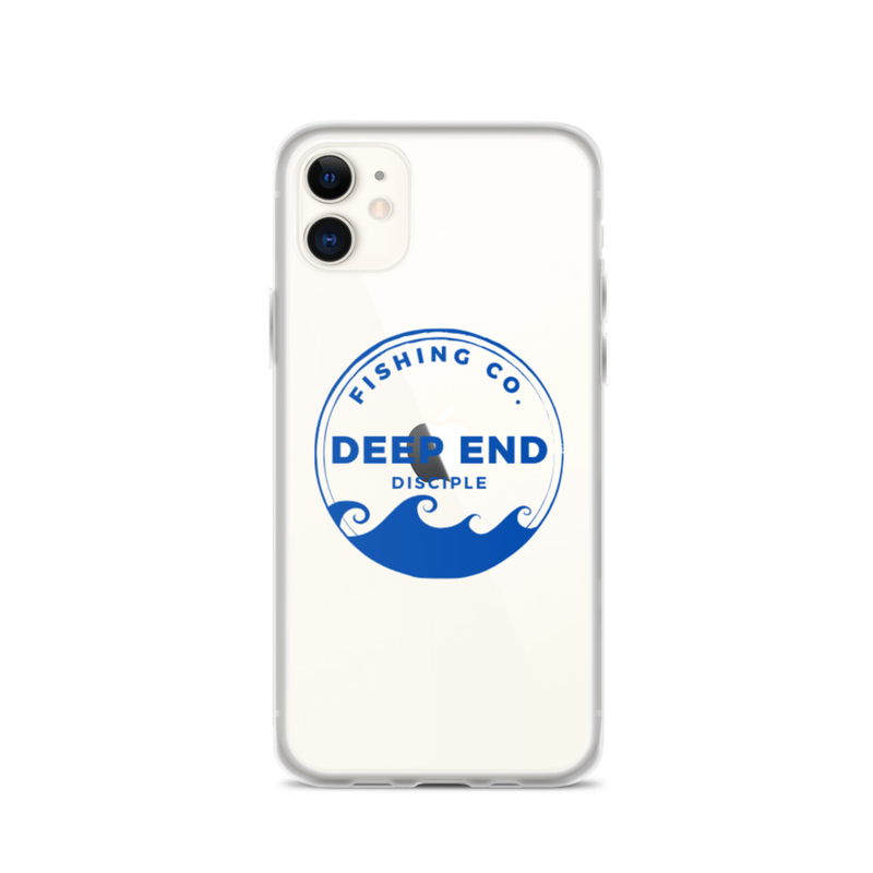 Clear Case for iPhone® DeepEndDisciple Fishing Co