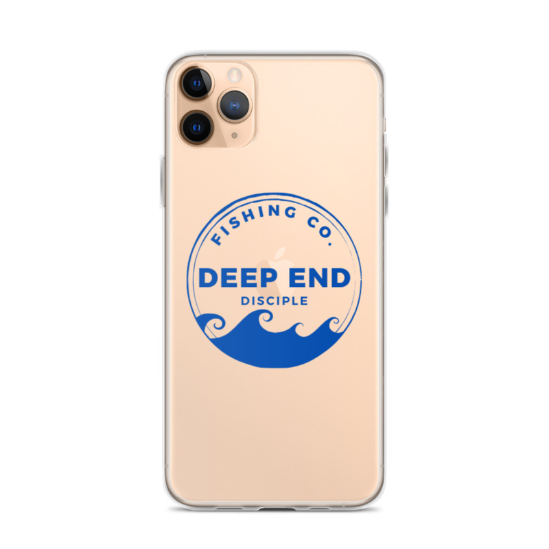 Clear Case for iPhone® DeepEndDisciple Fishing Co